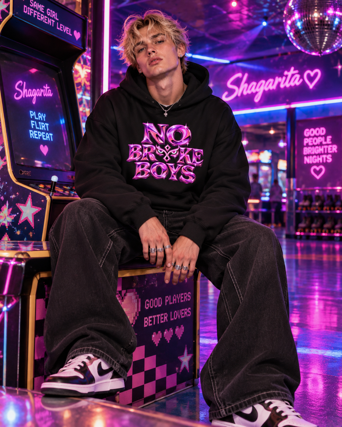 No Broke Boys Unisex Hoodie